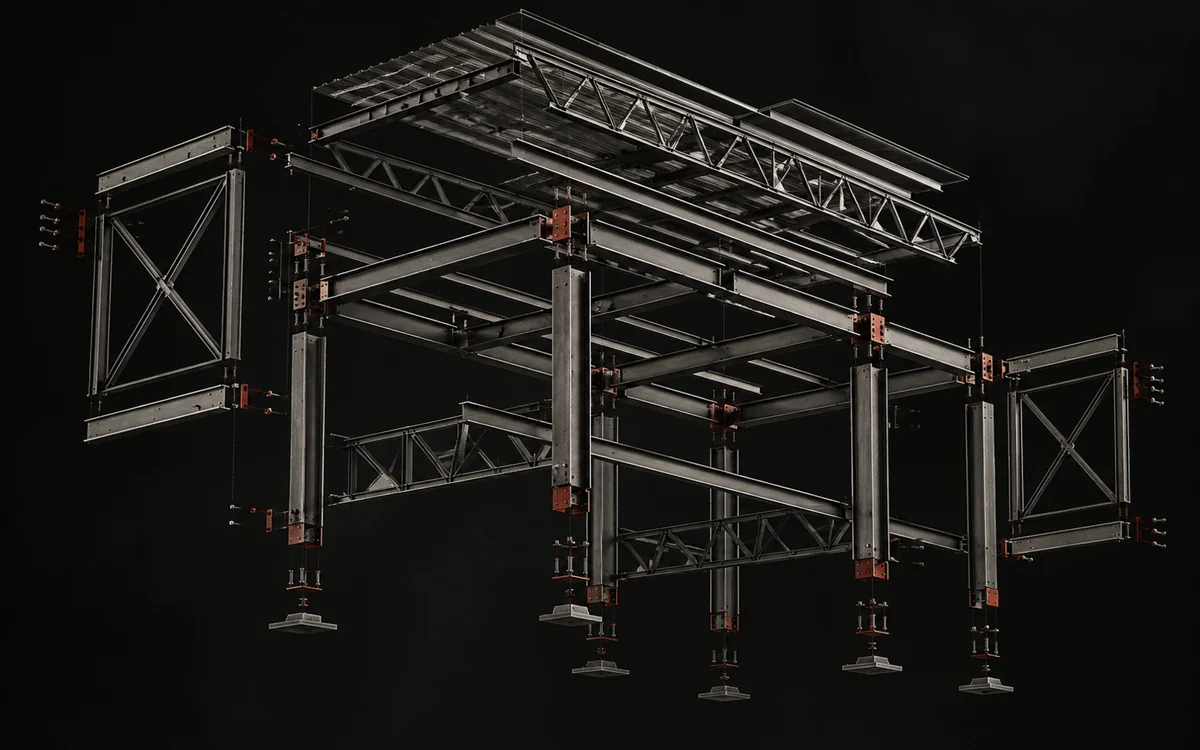 Konfigurator 3D konstrukcji stalowych - garaże, wiaty, hale (koszty, wdrożenie)